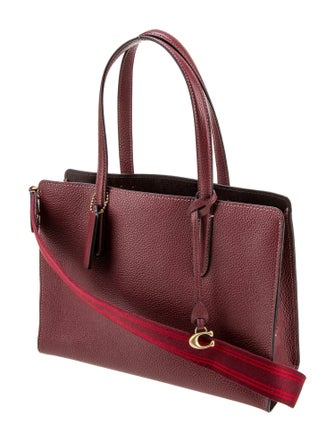 Coach Leather Top Handle Bag