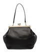 Coach Leather KissLock w/ Strap Large