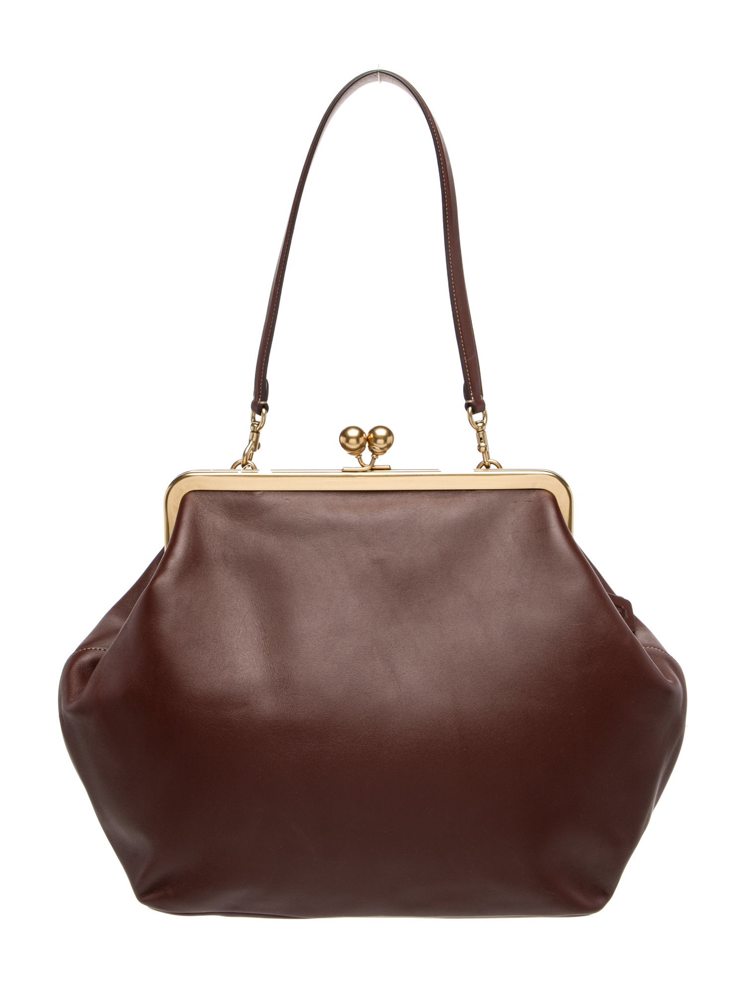 Coach Leather Top Handle Bag