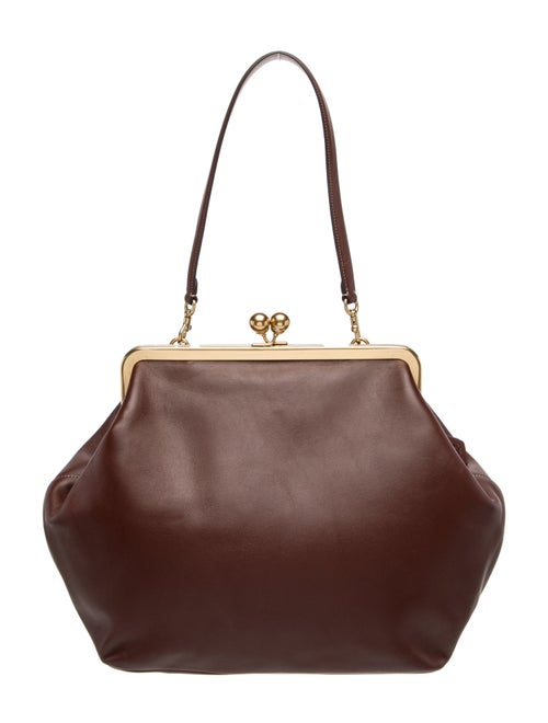 Coach Leather Top Handle Bag