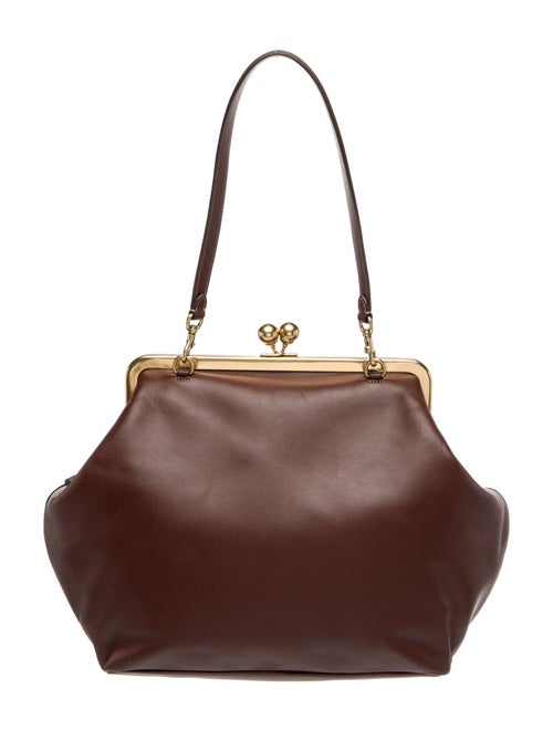 Coach Leather Top Handle Bag