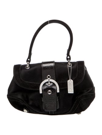 Coach Satin Top Handle Bag