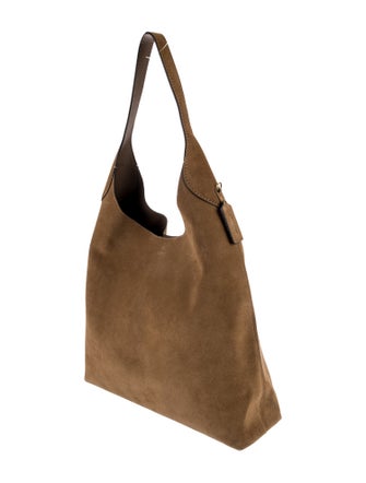 Coach Suede Shoulder Bag