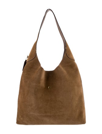 Coach Suede Shoulder Bag