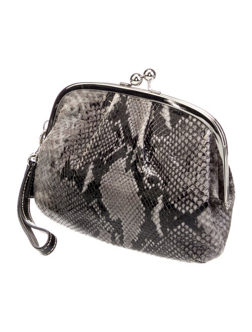 Coach Embossed Leather Evening Bag