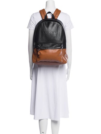 Coach Leather Backpack