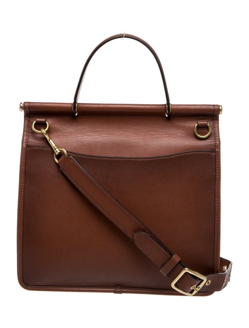 Coach Leather Top Handle Bag