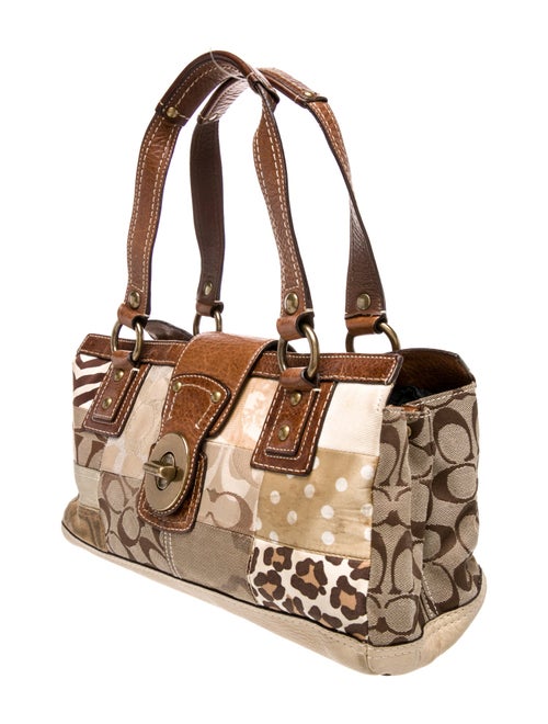 Coach Satin Top Handle Bag
