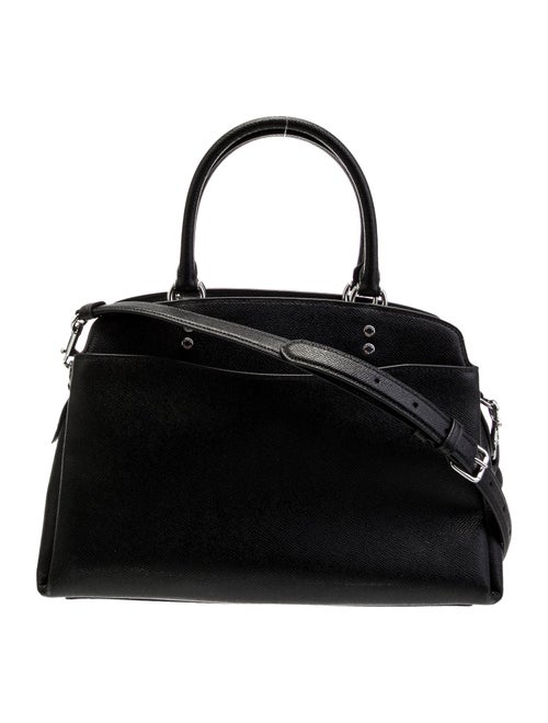 Coach Saffiano Leather Top Handle Bag