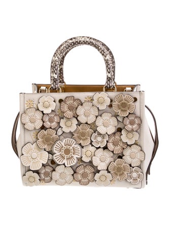 Coach Leather Top Handle Bag