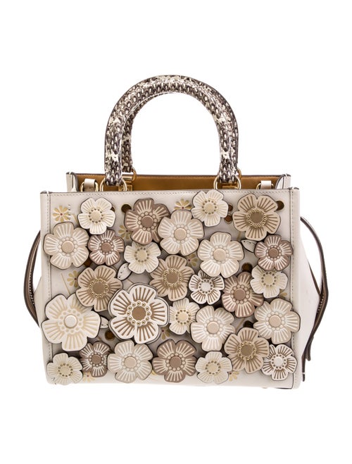 Coach Leather Top Handle Bag