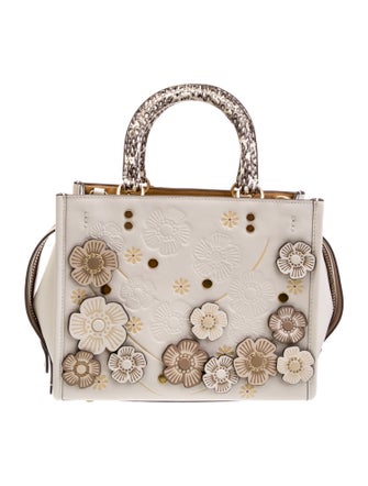 Coach Leather Top Handle Bag