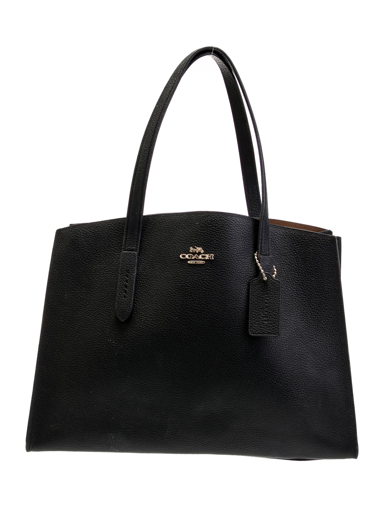 Coach Leather Top Handle Bag