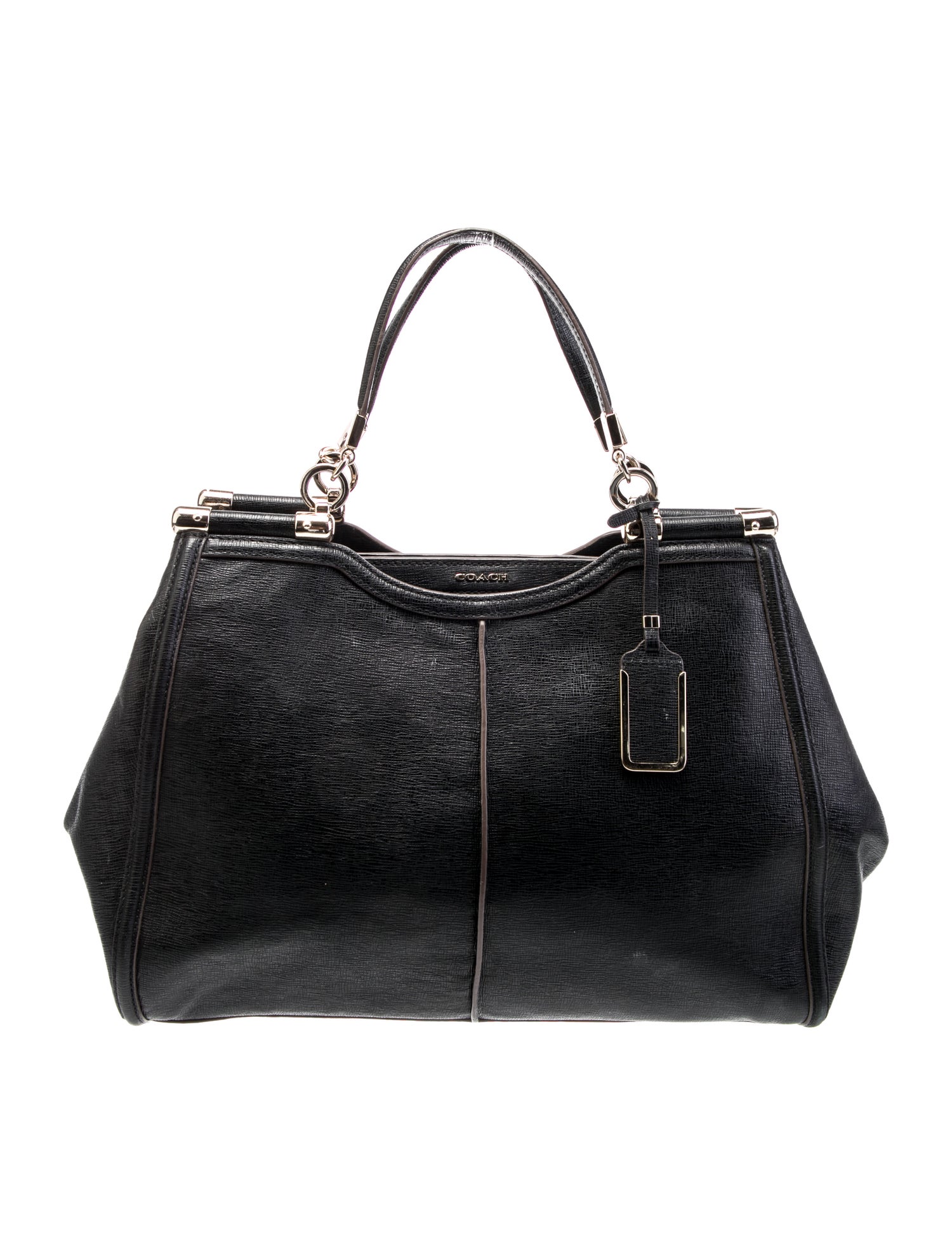 Coach Leather Top Handle Bag