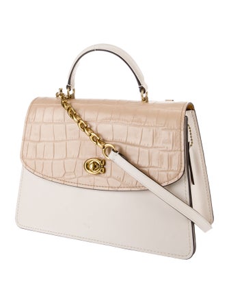 Coach Leather Top Handle Bag