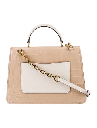 Coach Leather Top Handle Bag