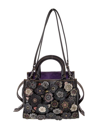 Coach Leather Top Handle Bag