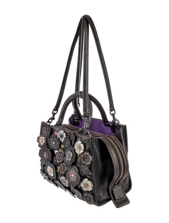 Coach Leather Top Handle Bag