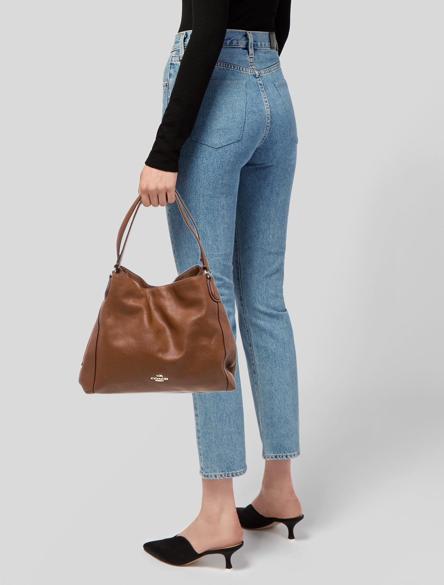 Coach Leather Shoulder Bag