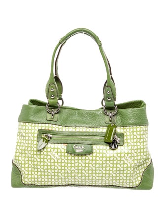 Coach Leather Top Handle Bag