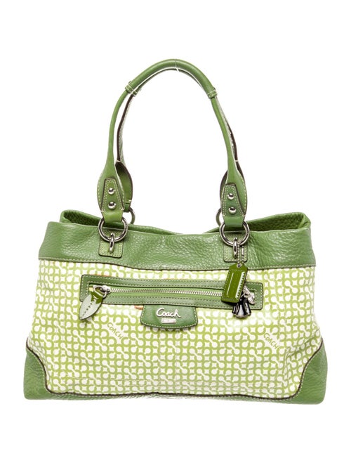 Coach Leather Top Handle Bag