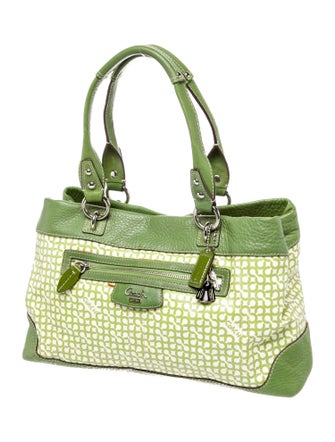 Coach Leather Top Handle Bag