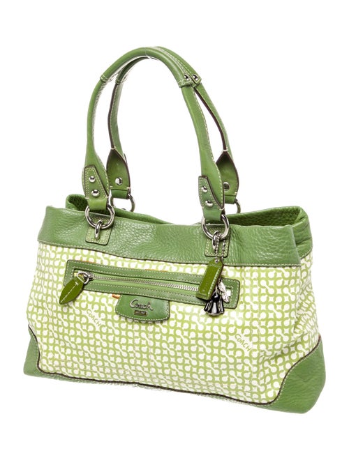 Coach Leather Top Handle Bag