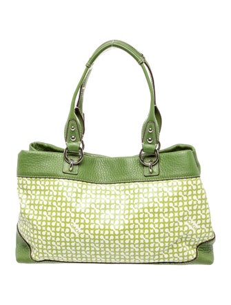 Coach Leather Top Handle Bag