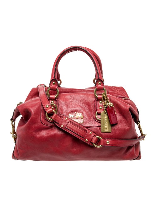 Coach Leather Top Handle Bag