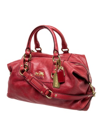 Coach Leather Top Handle Bag