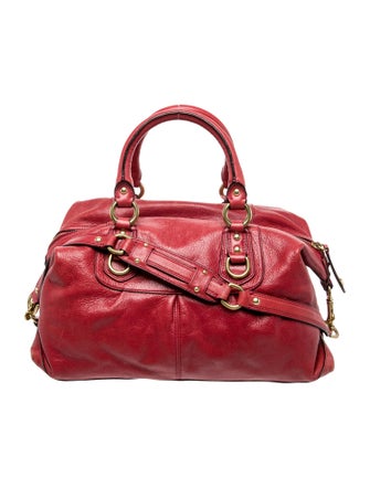 Coach Leather Top Handle Bag