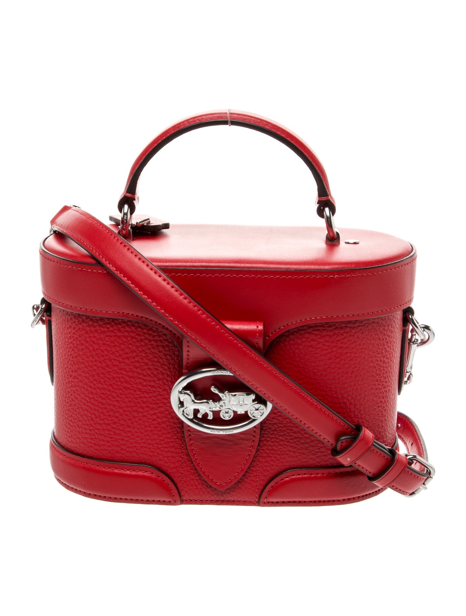 Coach Leather Top Handle Bag