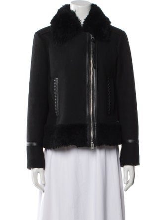 Coach Wool Fur Jacket