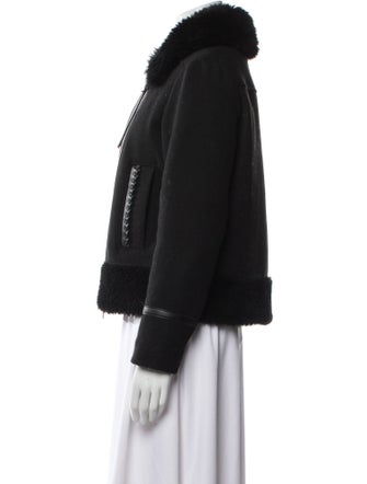 Coach Wool Fur Jacket