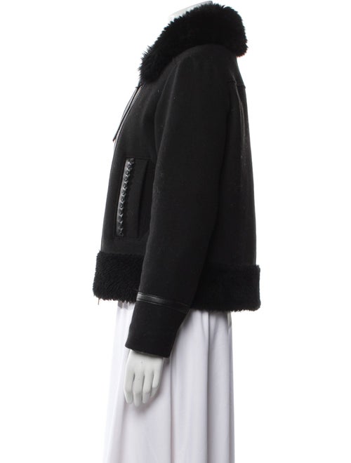 Coach Wool Fur Jacket