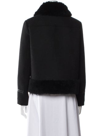 Coach Wool Fur Jacket