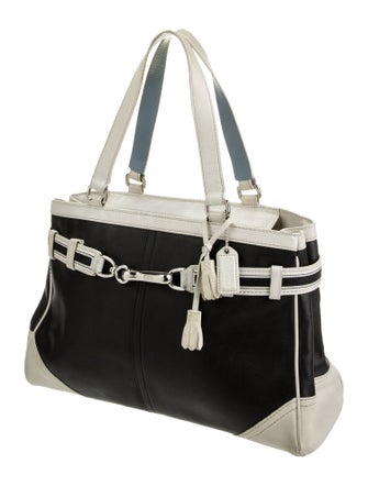 Coach Leather Top Handle Bag