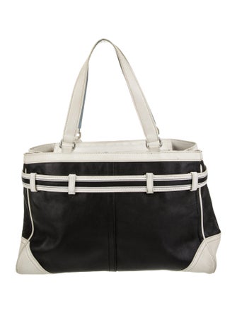 Coach Leather Top Handle Bag