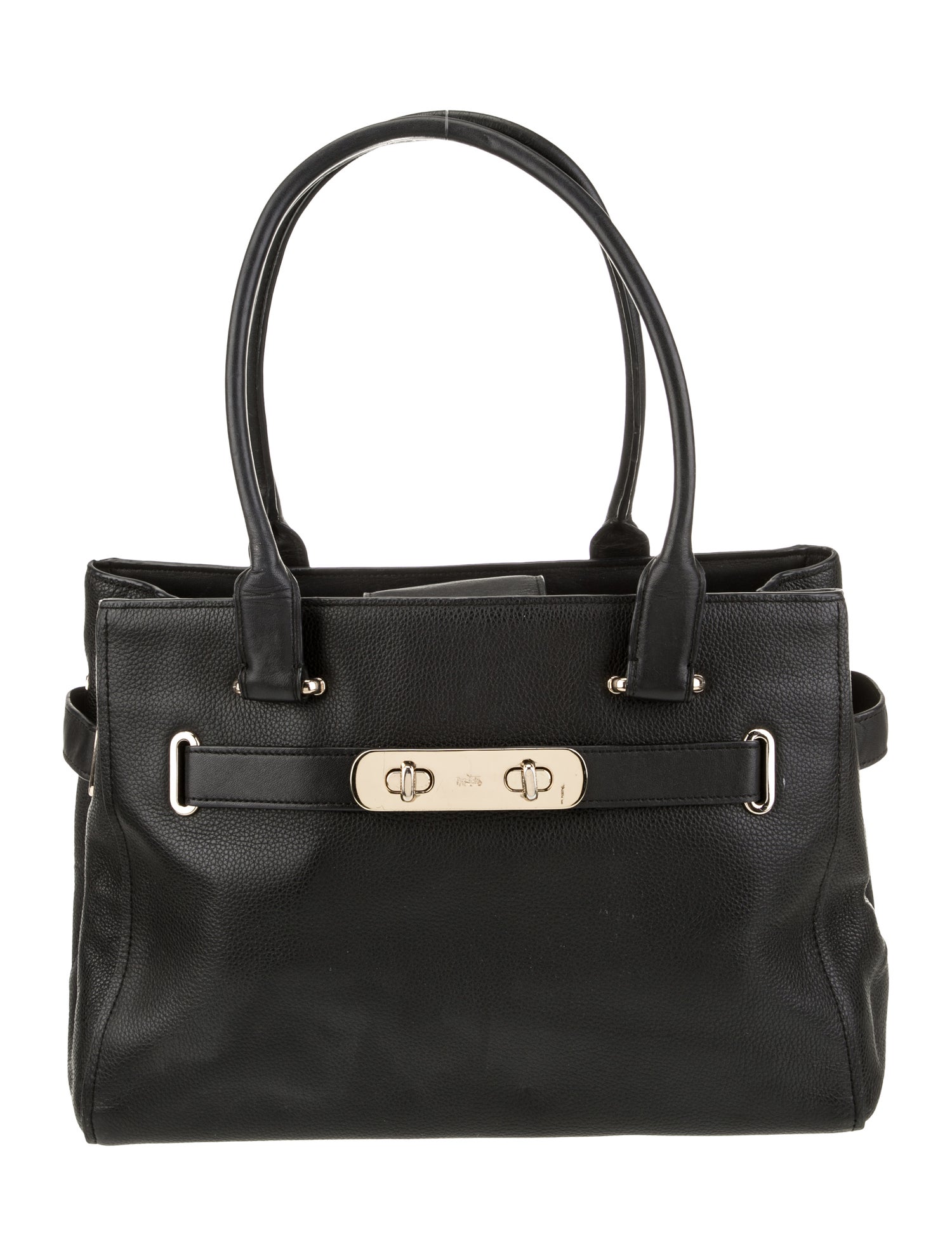 Coach Leather Top Handle Bag