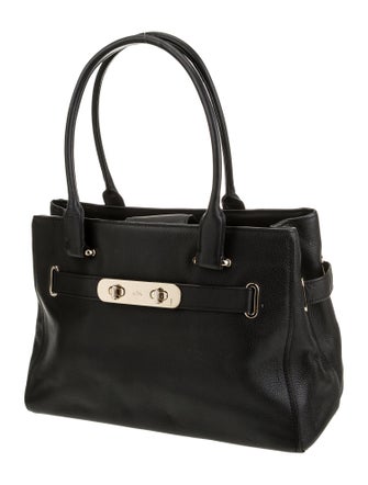 Coach Leather Top Handle Bag