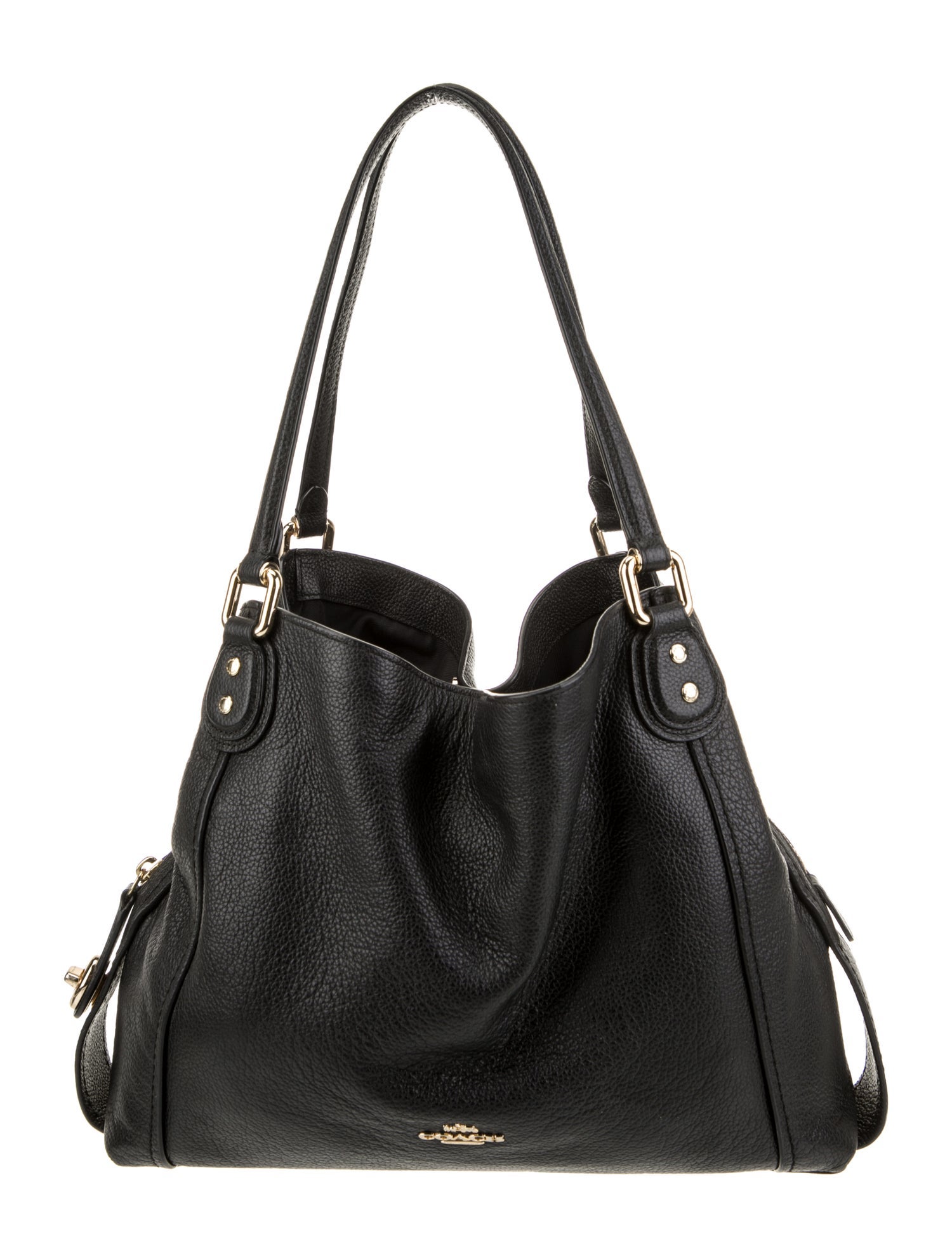 Coach Leather Top Handle Bag