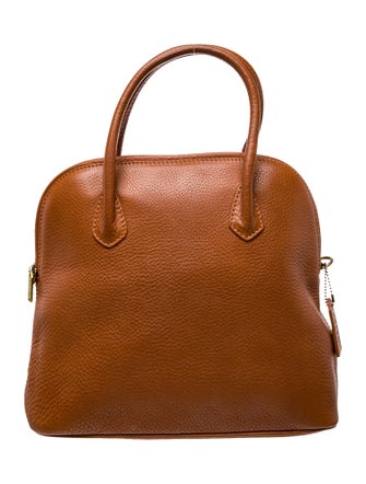 Coach Leather Top Handle Bag
