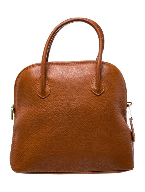 Coach Leather Top Handle Bag