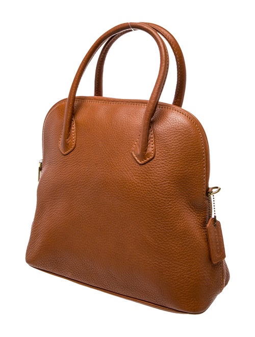 Coach Leather Top Handle Bag