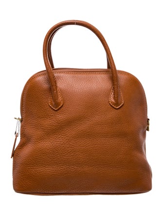 Coach Leather Top Handle Bag