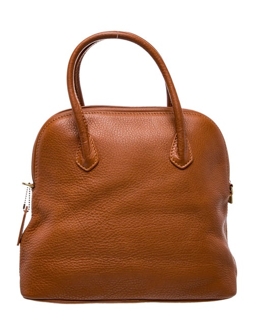 Coach Leather Top Handle Bag