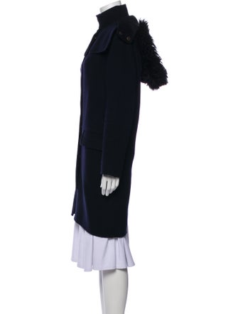 Coach Wool Fur Coat