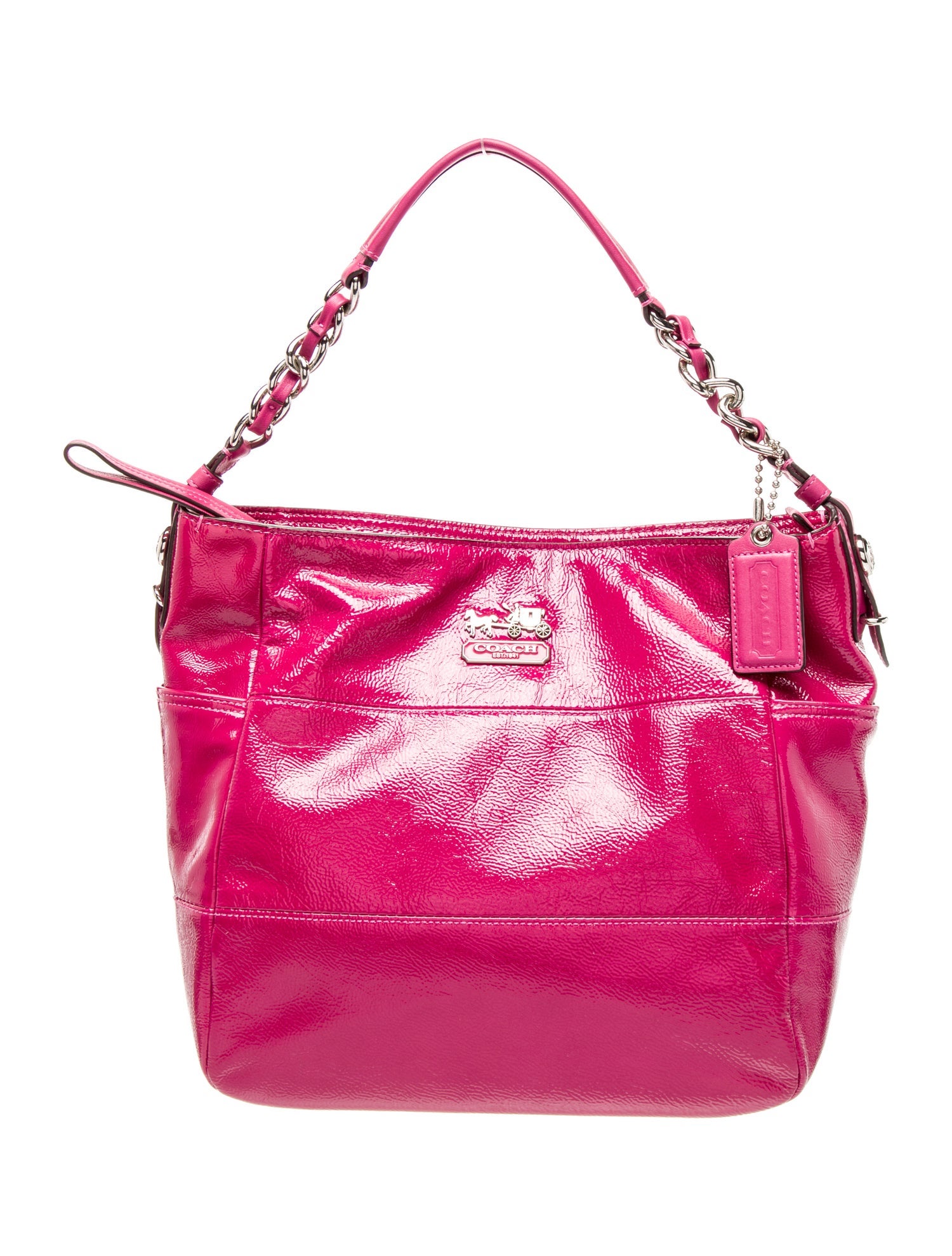 Coach Patent Leather Shoulder Bag