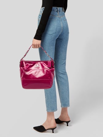 Coach Patent Leather Shoulder Bag