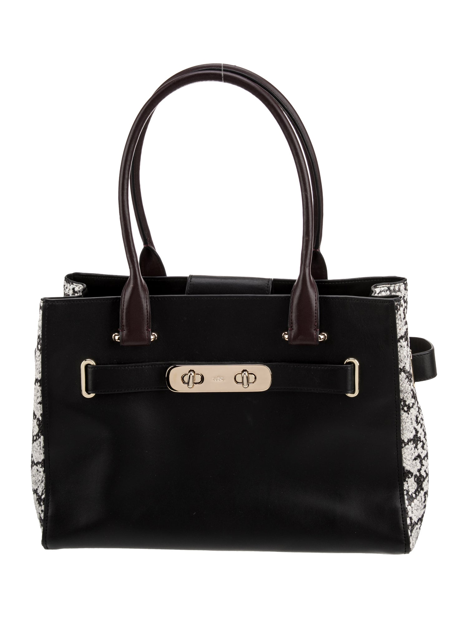 Coach Leather Top Handle Bag